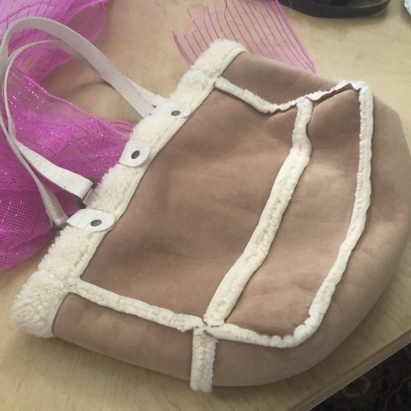 MAURIZIO TAIUTI Suede fur lined Italian purse - Picture 2 of 5